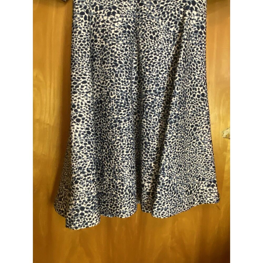 Donna Karan Women's Multicolor Abstract Puff  Short Sleeve Dress  8 - Picture 9 of 14